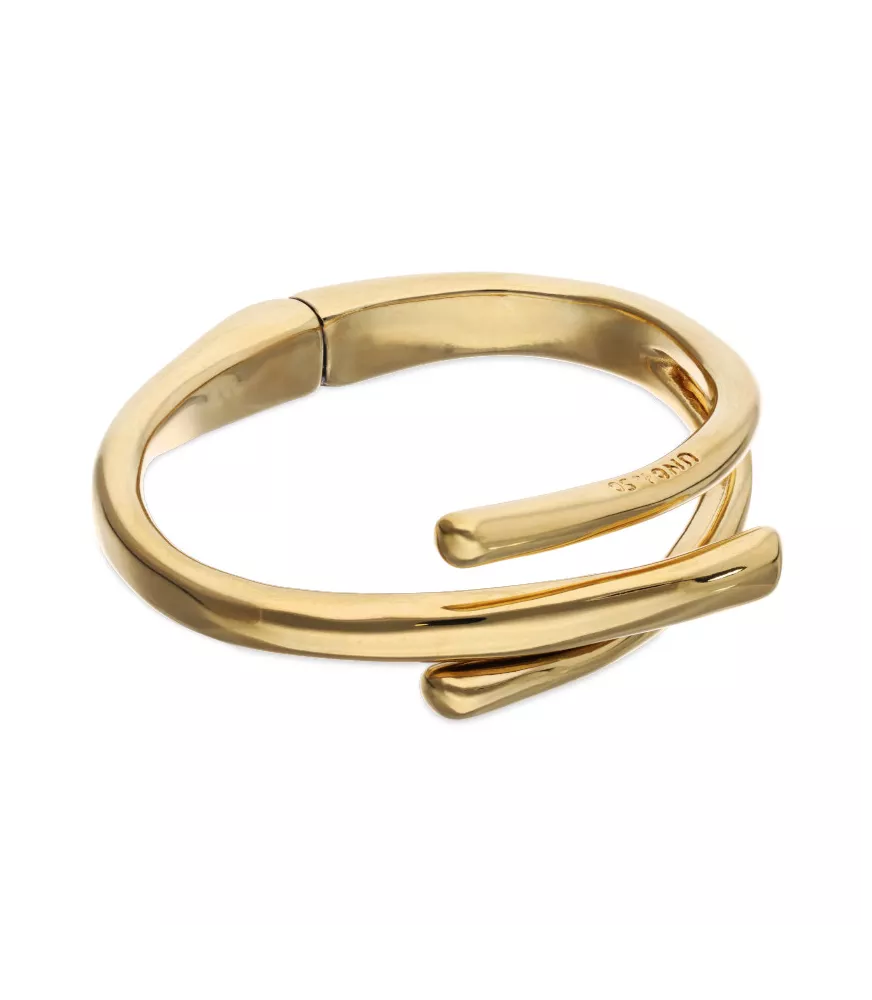 Pulsera Raíces UNOde50, en metal bañado en oro