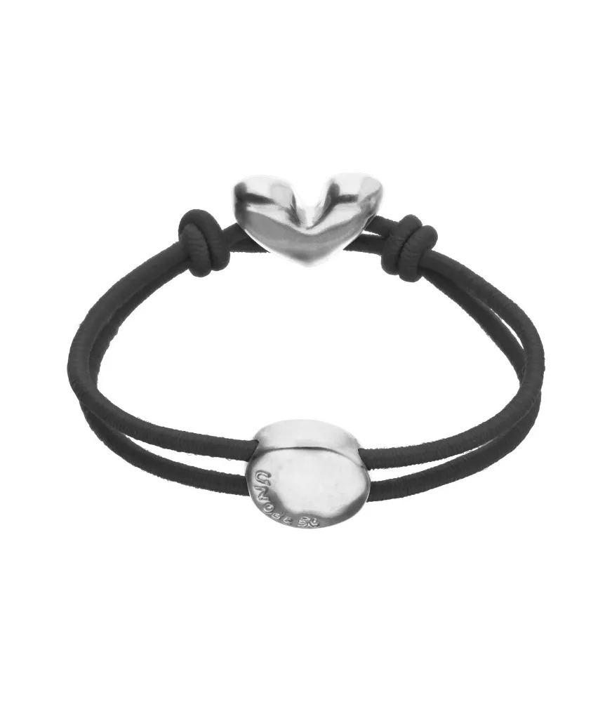 Pulsera Pálpito UNOde50, en metal bañado en plata.