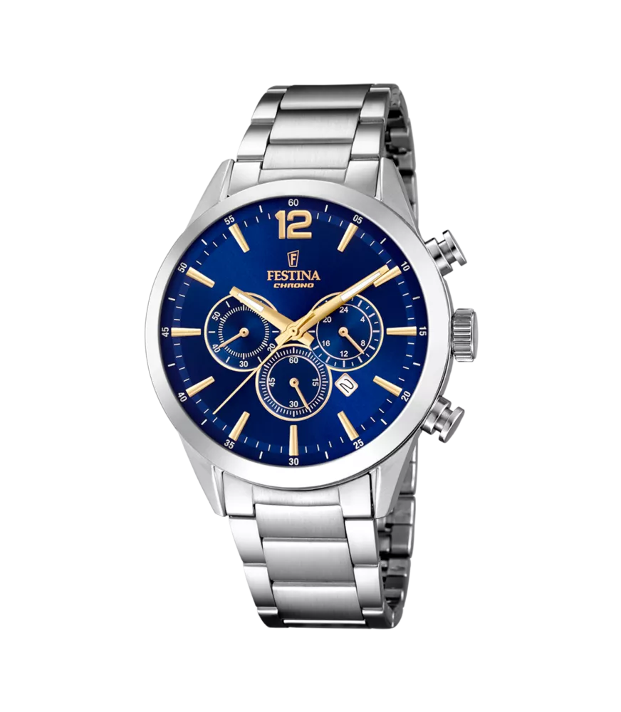 Reloj Festina hombre, cuarzo, cronógrafo y calendario F20343/2