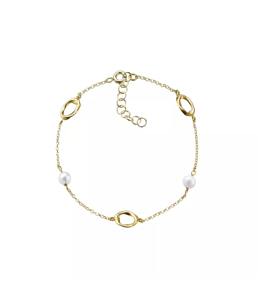 PULSERA PEARL DE DURAN EXQUSE DE PLATA DORADA 00513908