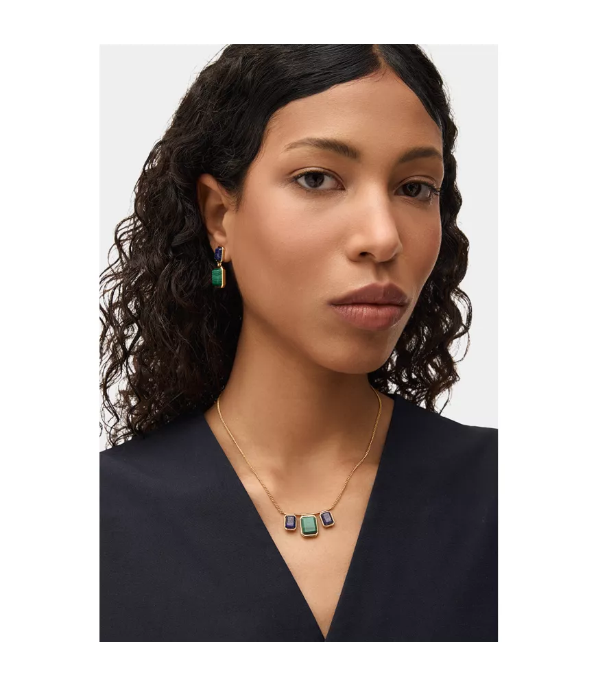 Pendientes Palais Royal de Duran Exquse en plata dorada. 00513764