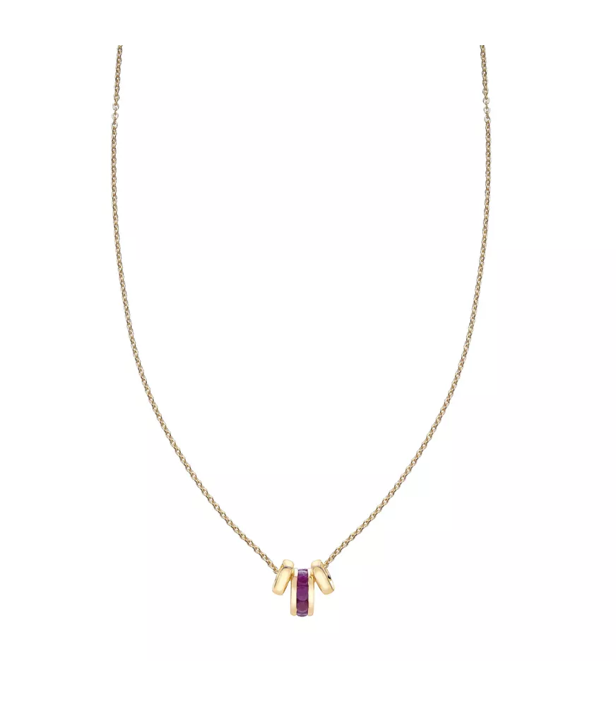 Colgante Beautiful Duran Exquse en plata con baño de oro amarillo. 00513996