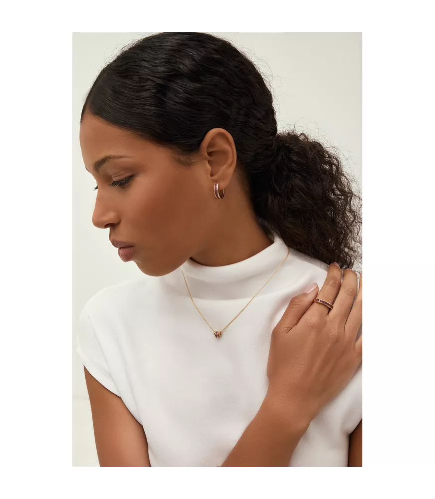 Colgante Beautiful Duran Exquse en plata con baño de oro amarillo. 00513996