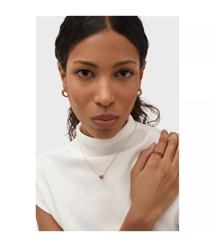 Colgante Beautiful Duran Exquse en plata con baño de oro amarillo. 00513996