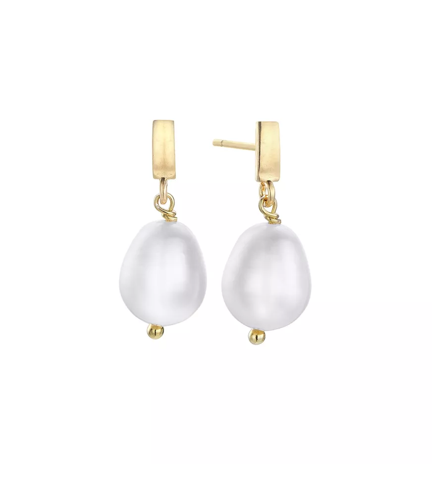 Pendientes Coco de Duran Exquse en plata dorada. 00514047