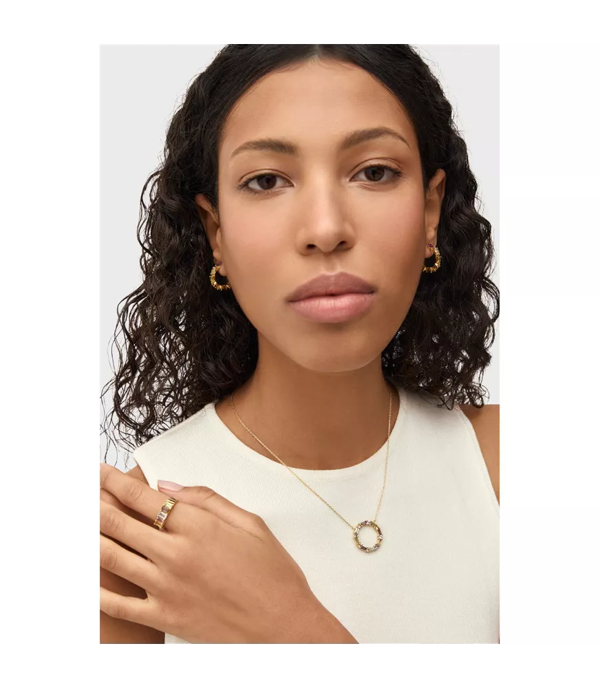 Colgante Matices Duran Exquse en plata con baño de oro amarillo. 00513875