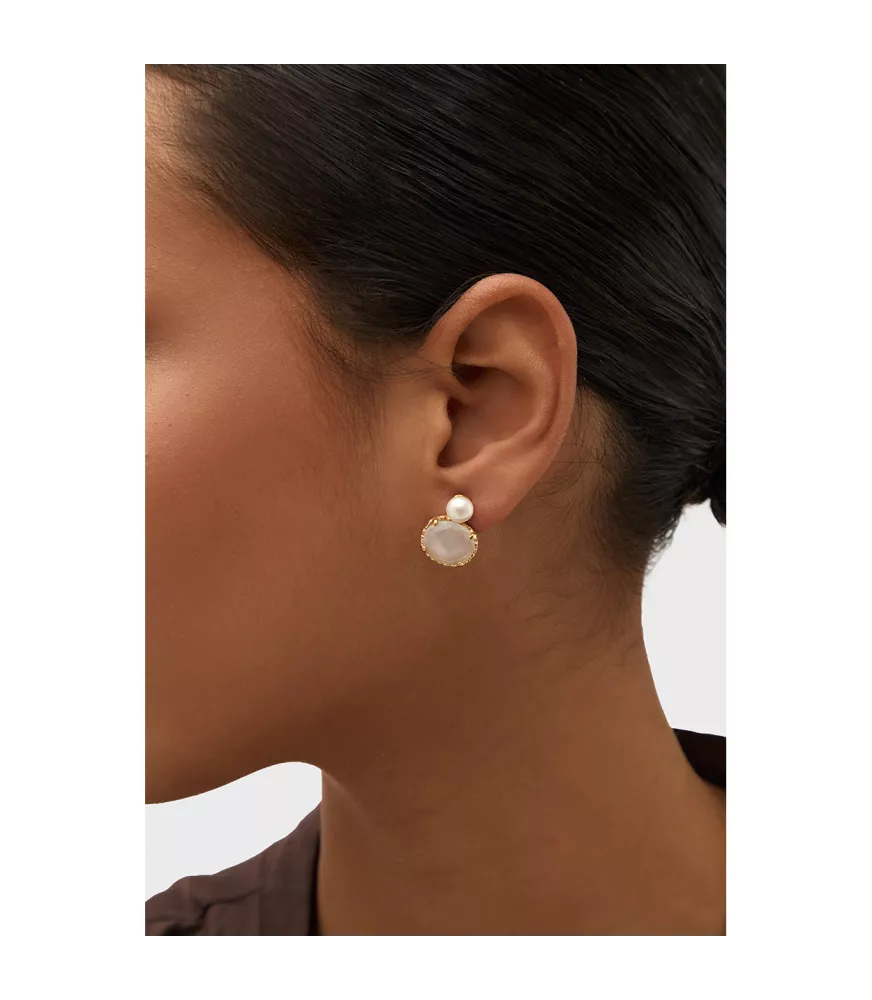 Pendientes Edición Limitada de Duran Exquse en plata dorada. 00513953