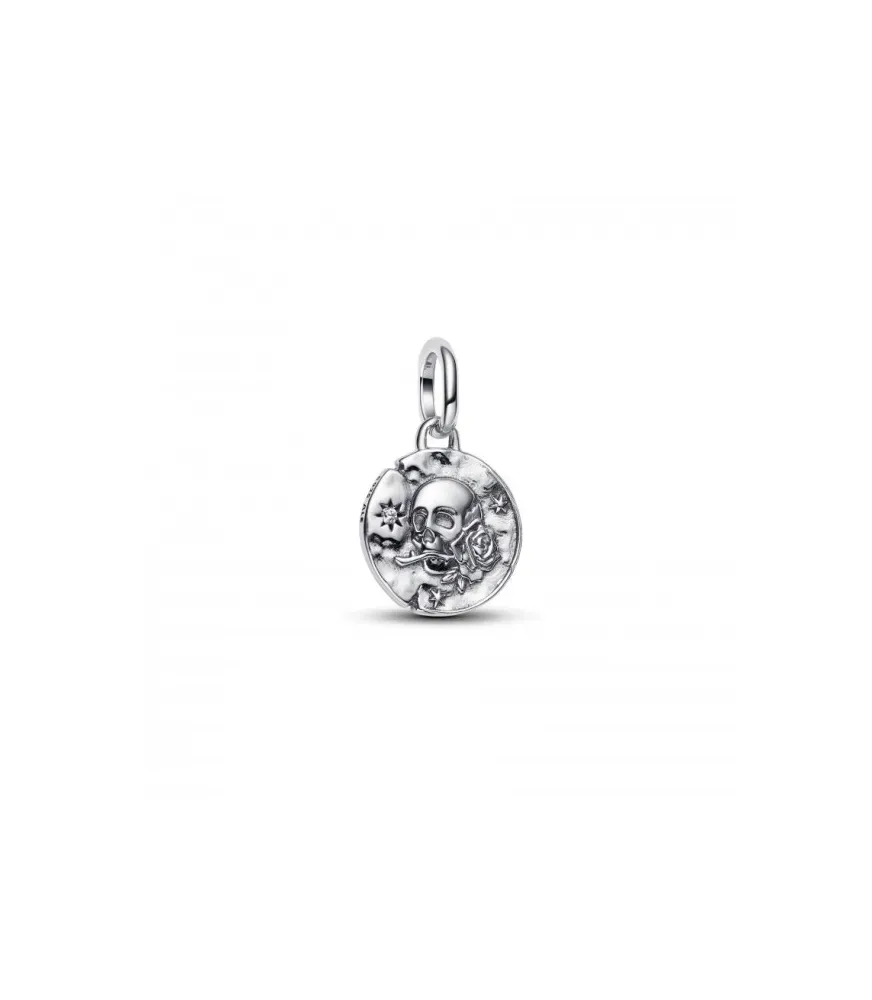 Charm Medallón en plata de primera ley Calavera