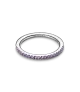 Anillo en plata de ley Banda Brillante Morado REF. 192999C04