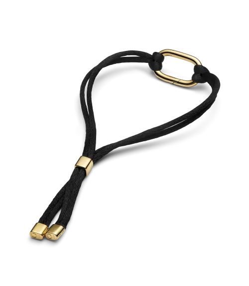 Pulsera con un recubrimiento en oro de 14k Cordón Eslabón Link que se abre REF.564680C01