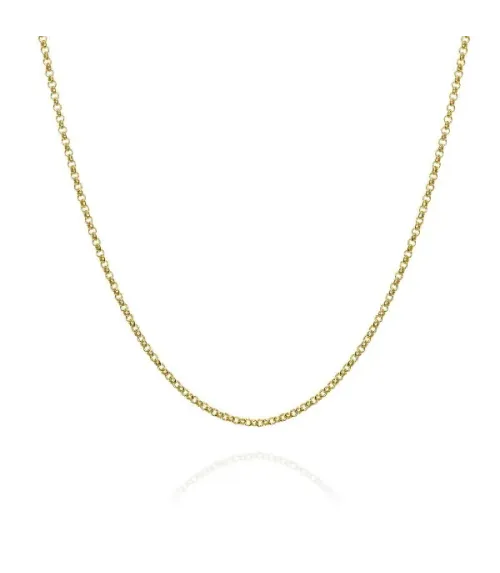 CADENA DE JORGE REVILLA DE PLATA DORADA C-111-KR2545O