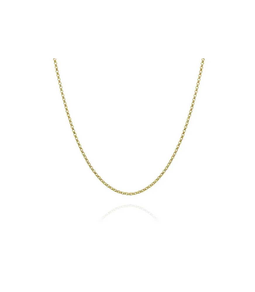 CADENA DE JORGE REVILLA DE PLATA DORADA C-111-KR2545O