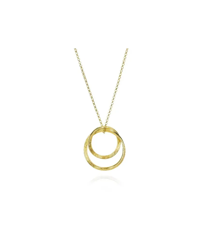 COLLAR FLORENCE DE JORGE REVILLA DE PLATA DORADA CL129-71/O