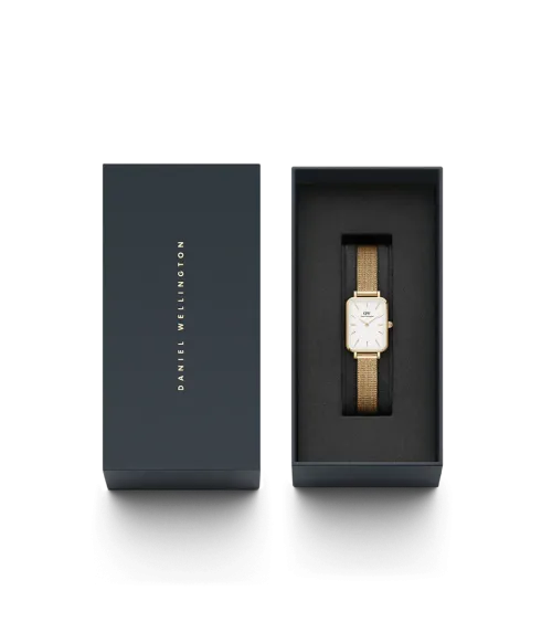 RELOJ DW QUADRO PRESSED EVERGOLD MUJER DW00100556