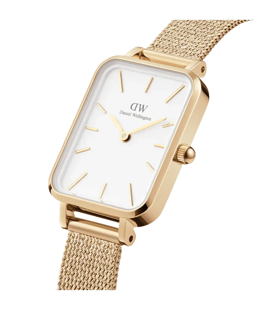 RELOJ DW QUADRO PRESSED EVERGOLD MUJER DW00100556