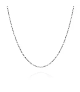 Cadena de plata de ley 45 cm