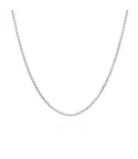 Cadena de plata de ley 45 cm