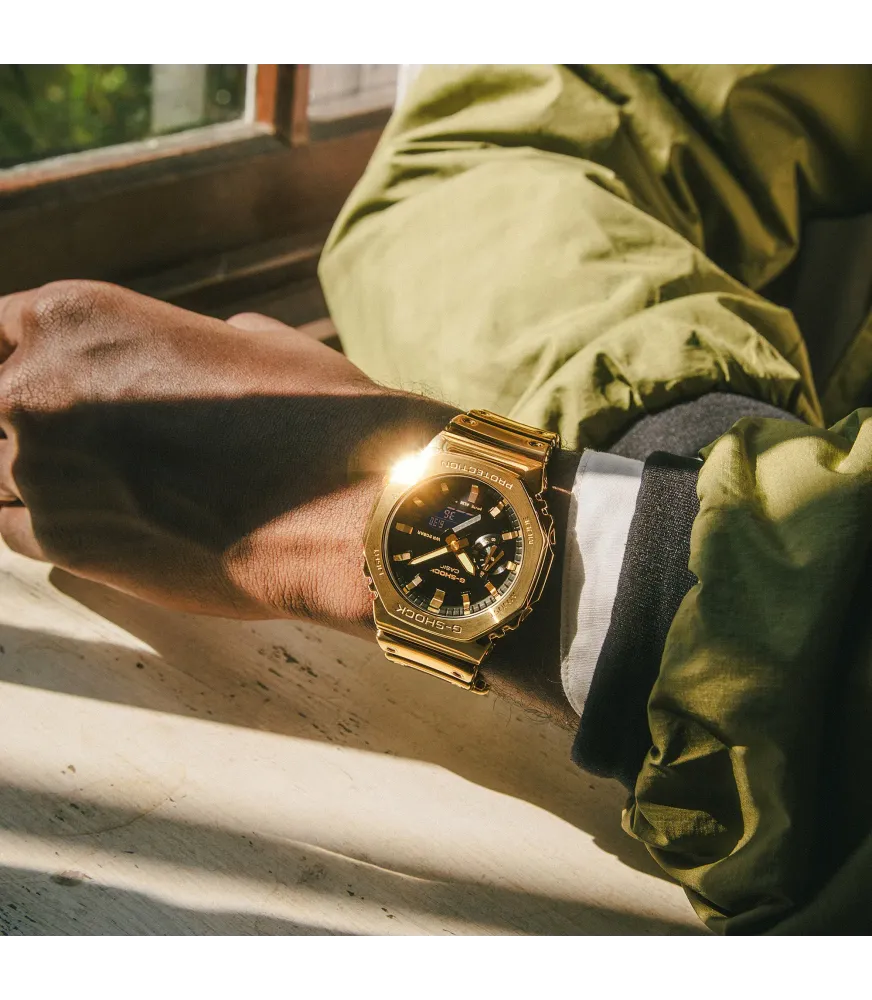 RELOJ CASIO G-SHOCK HOMBRE G-STEEL GM-2100YMG-9AE