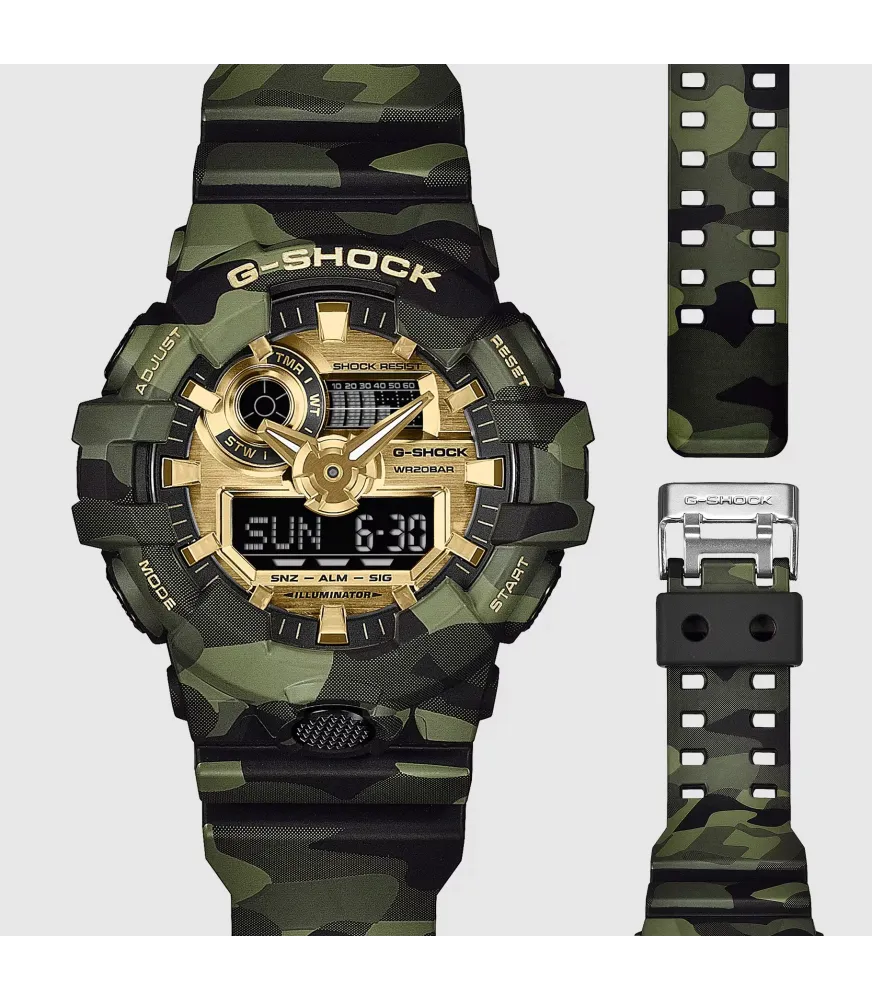 RELOJ CASIO G-SHOCK HOMBRE GA-700CMG-3AER