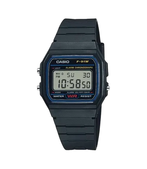 RELOJ CASIO COLLECTION UNISEX F-91W-1YEG