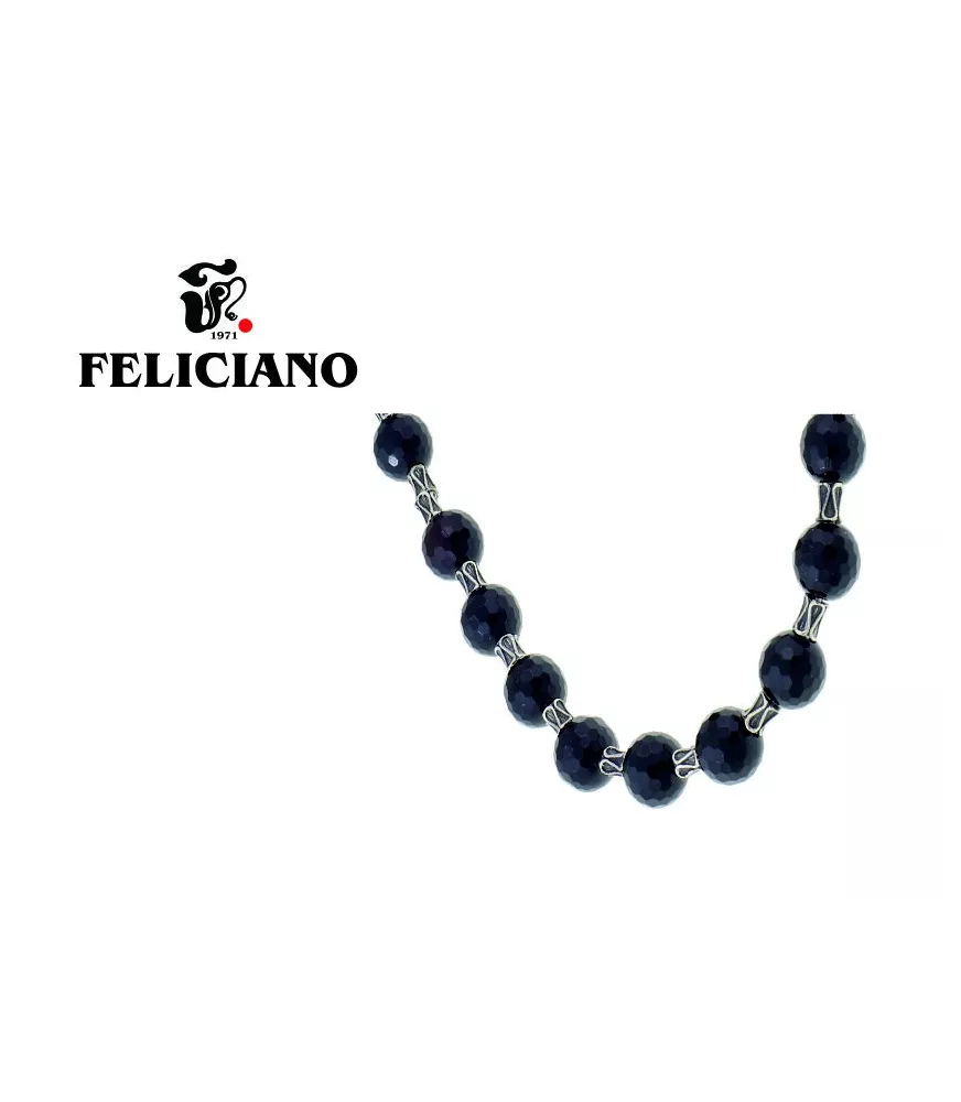 COLLAR PIEDRA NATURAL Y PLATA