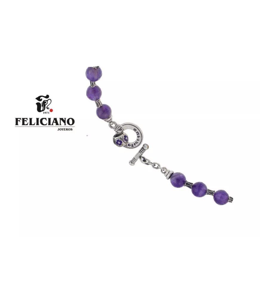 COLLAR PIEDRA NATURAL Y PLATA