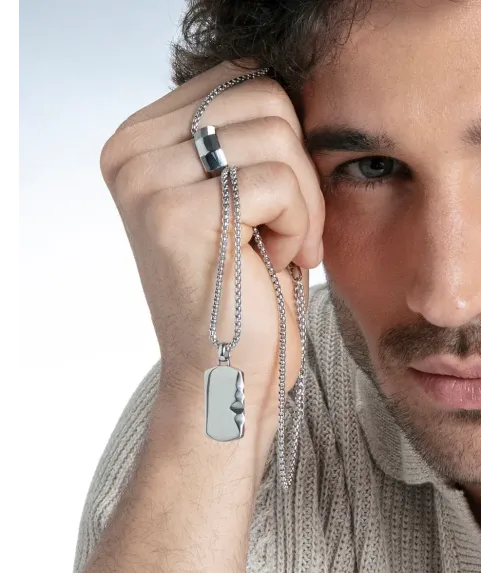 COLLAR VICEROY ACERO HOMBRE 14390C01000