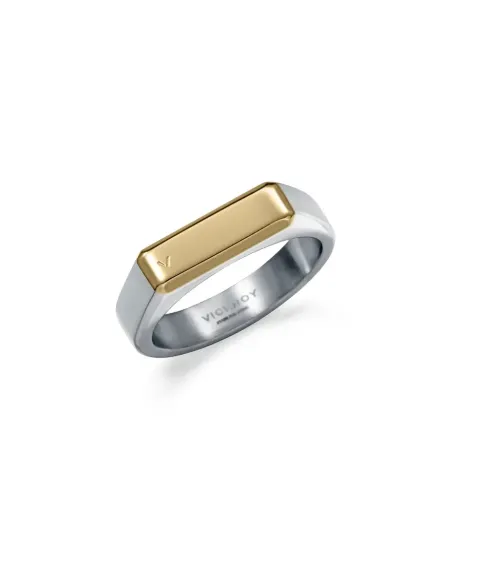 ANILLO VICEROY ACERO BICOLOR HOMBRE, COLECCIÓN ABRAHAM MATEO 15213A02200