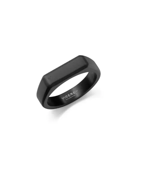 ANILLO VICEROY ACERO IP NEGRO HOMBRE, COLECCIÓN ABRAHAM MATEO 15213A02410