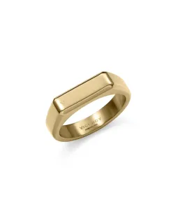 ANILLO VICEROY ACERO IP DORADO HOMBRE, COLECCIÓN ABRAHAM MATEO 15213A02412