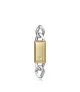 PENDIENTE VICEROY ACERO BICOLOR HOMBRE, COLECCIÓN ABRAHAM MATEO 15213E01000