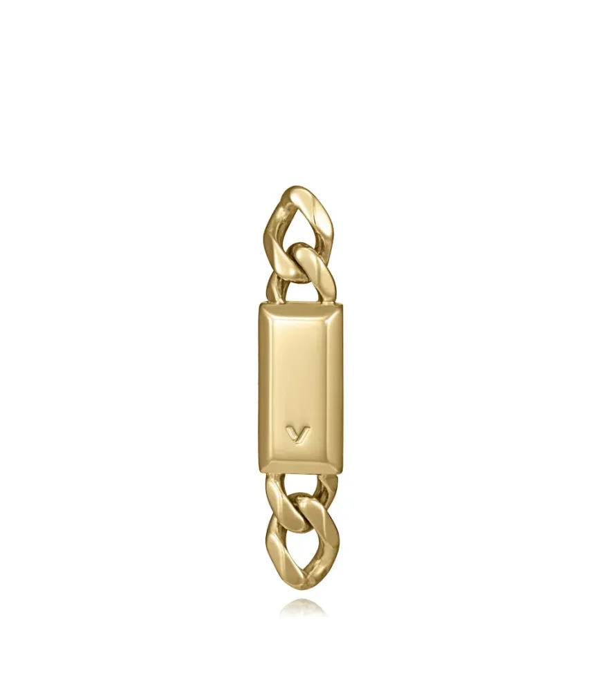 PENDIENTE VICEROY ACERO IP DORADO HOMBRE, COLECCIÓN ABRAHAM MATEO 15213E01012