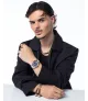 PENDIENTE VICEROY ACERO IP DORADO HOMBRE, COLECCIÓN ABRAHAM MATEO 15213E01012
