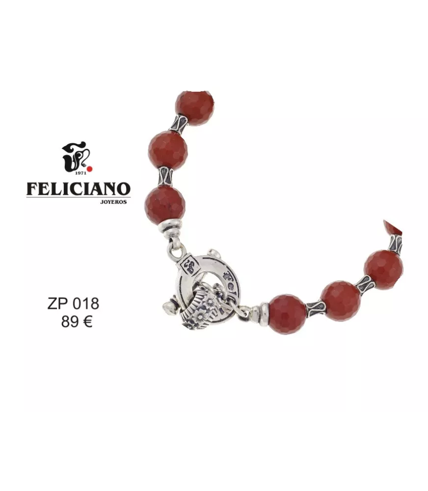 COLLAR PIEDRA NATURAL Y PLATA