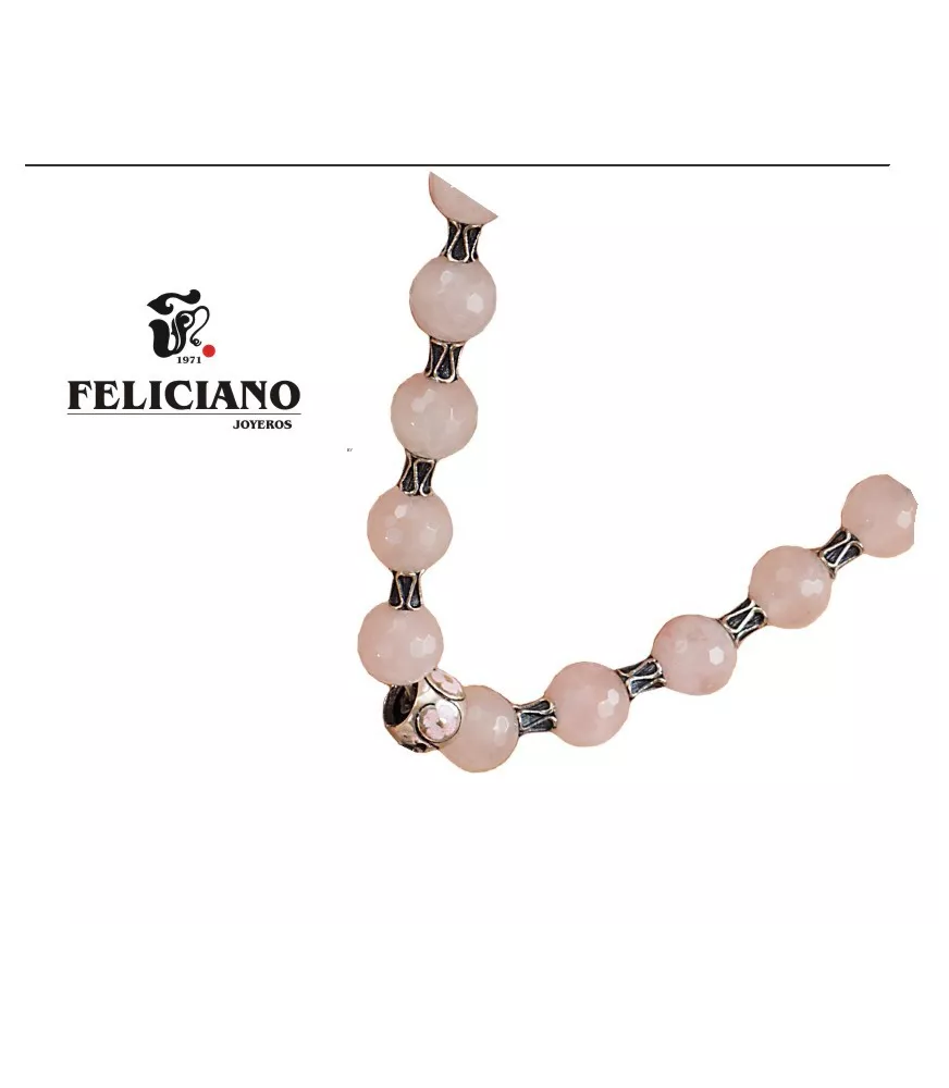 COLLAR PIEDRA NATURAL Y PLATA