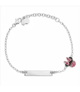 PULSERA ESCLAVA MINNIE DISNEY PLATA 925
