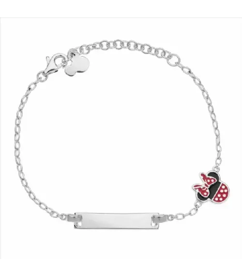 PULSERA ESCLAVA MINNIE DISNEY PLATA 925