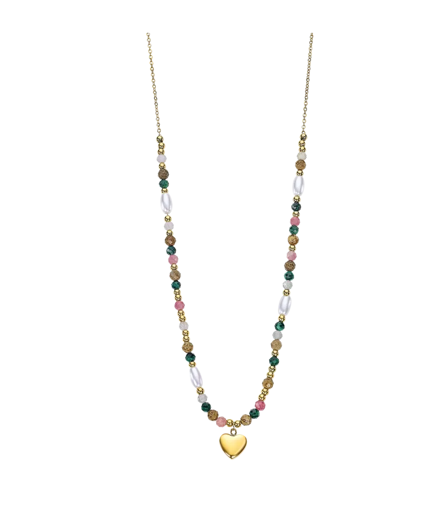 COLLAR LOTUS STYLE WOMAN´S HEART LS2553/1/2