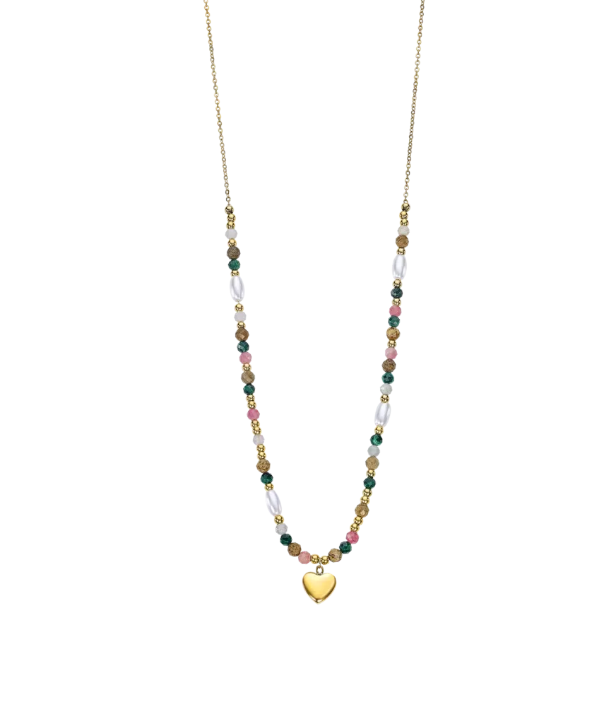 COLLAR LOTUS STYLE WOMAN´S HEART LS2553/1/2