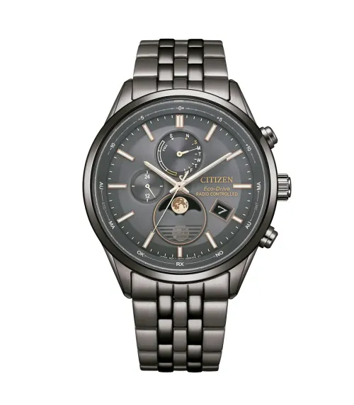 RELOJ CITIZEN RADIOCONTROLADO TSUKI-YOMI MOONPHASE HOMBRE BY1037-51H