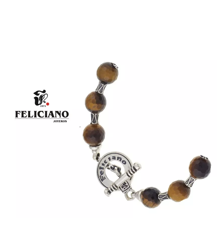 COLLAR PIEDRA NATURAL Y PLATA