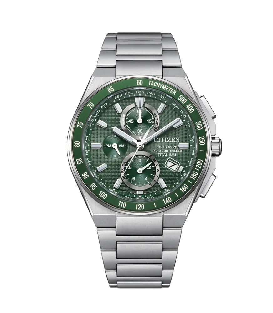 RELOJ CITIZEN RADIOCONTROLADO H804 SUPER TITANIUM HOMBRE AT8398-53X