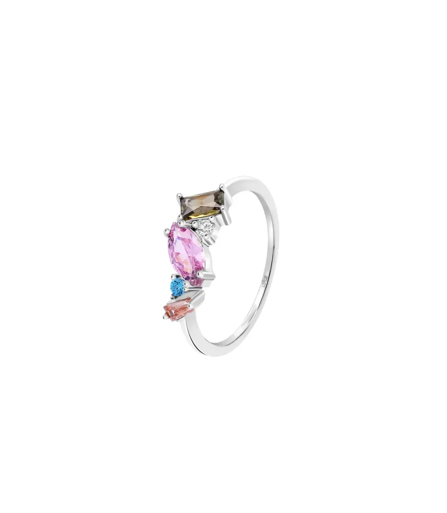 ANILLO LOTUS SILVER COLORS LP3639-3/112