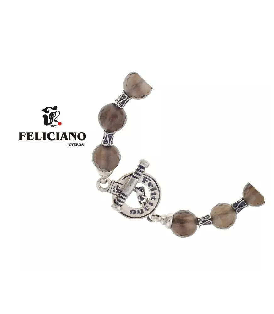 COLLAR PIEDRA NATURAL Y PLATA