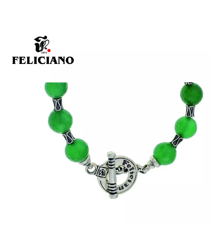 COLLAR PIEDRA NATURAL Y PLATA