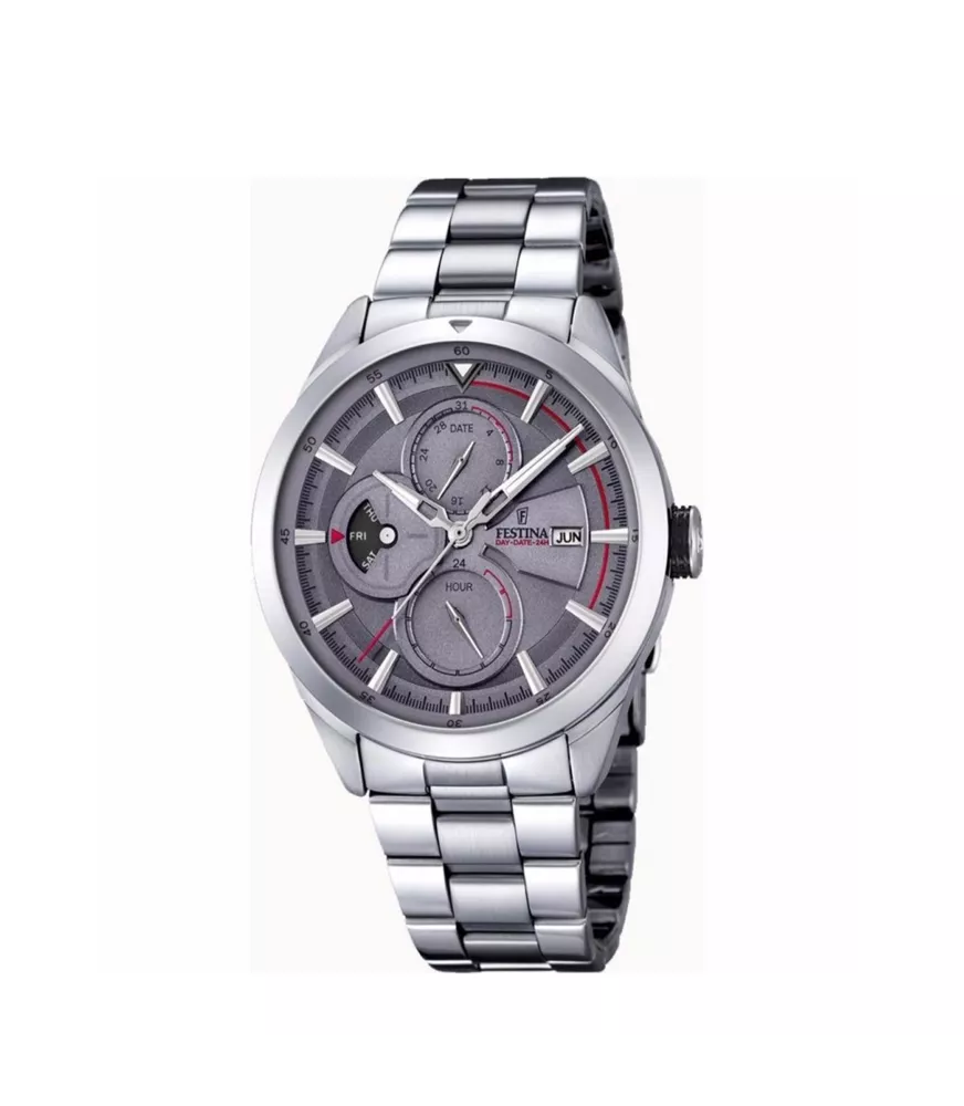 Reloj Festina cuarzo ,analógico, 3 agujas y multifunción.