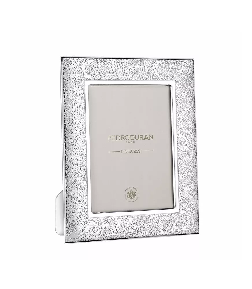 MARCO DE FOTOS PLATEADO FLOREALE PEDRO DURAN 07500562