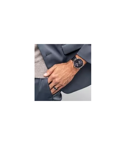 RELOJ DEPORTIVO HOMBRE NEGRO ESFERA AZUL 11940-227