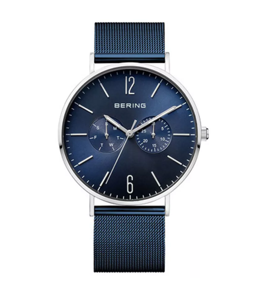 RELOJ DEPORTIVO HOMBRE NEGRO ESFERA AZUL 11940-227