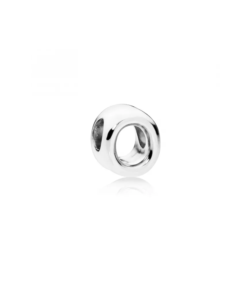 Charm En Plata De Ley Letra O
